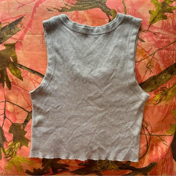 brandy melville grey connor tank ribbed - Picture 8 of 8